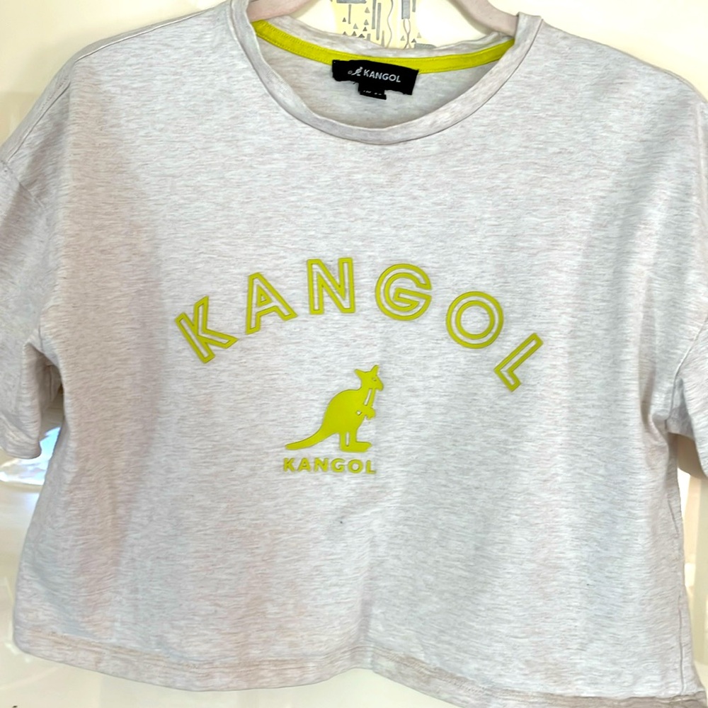 Kangol Cropped Boxy Tee